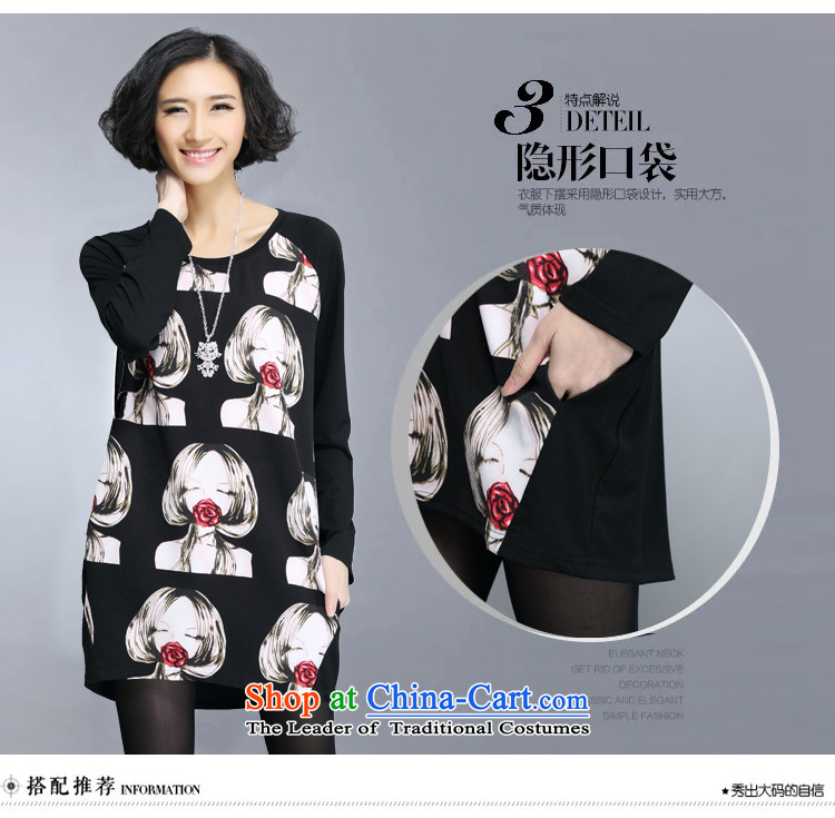 Sarah ya 2015 new stamp in the large long loose dress 0350 round-neck collar 3XL picture, prices, brand platters! The elections are supplied in the national character of distribution, so action, buy now enjoy more preferential! As soon as possible.