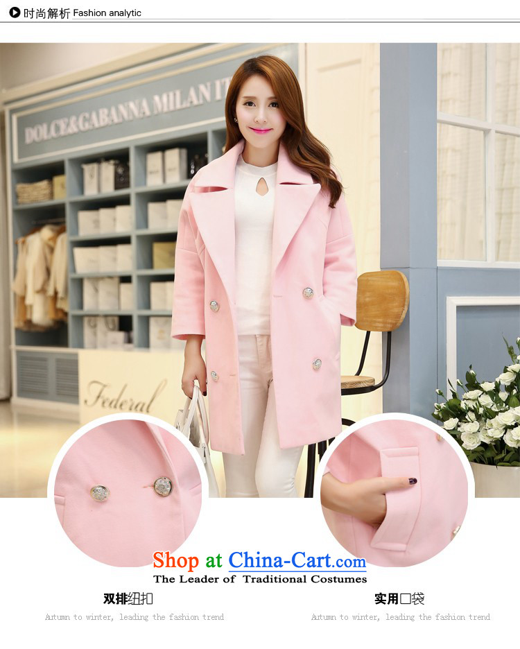 Michelle Gellar of gross? a wool coat female jacket Korean version 2014 autumn and winter spring and autumn, the new girls who are wild lapel jacket coat autumn load? green XXL picture, prices, brand platters! The elections are supplied in the national character of distribution, so action, buy now enjoy more preferential! As soon as possible.