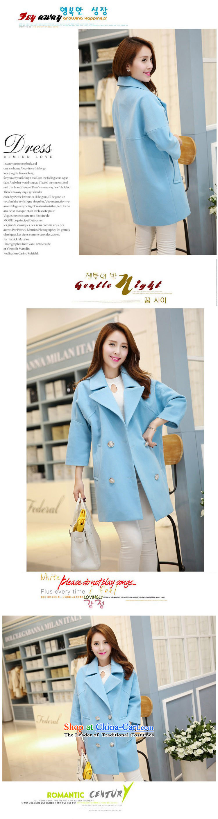 Michelle Gellar of gross? a wool coat female jacket Korean version 2014 autumn and winter spring and autumn, the new girls who are wild lapel jacket coat autumn load? green XXL picture, prices, brand platters! The elections are supplied in the national character of distribution, so action, buy now enjoy more preferential! As soon as possible.