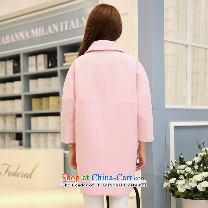 Michelle Gellar of gross? a wool coat female jacket Korean version 2014 autumn and winter spring and autumn, the new girls who are wild lapel jacket coat autumn load? XXL, Michelle Gellar of green (XUEJIQING) , , , shopping on the Internet