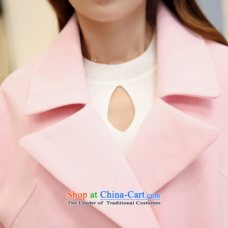 Michelle Gellar of gross? a wool coat female jacket Korean version 2014 autumn and winter spring and autumn, the new girls who are wild lapel jacket coat autumn load? XXL, Michelle Gellar of green (XUEJIQING) , , , shopping on the Internet
