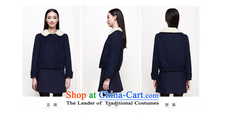 El Boothroyd 2015 winter clothing new Korean woolen coat long-sleeved jacket is short of $6480937107 navy blue XL Photo, prices, brand platters! The elections are supplied in the national character of distribution, so action, buy now enjoy more preferential! As soon as possible.