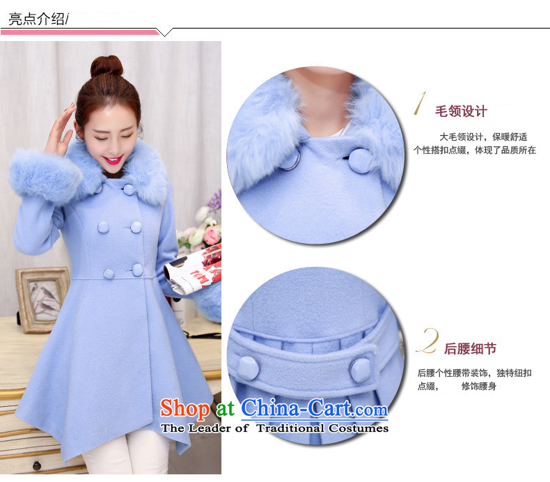 Princess Royal Seal 2015 autumn and winter new Korean civilian professional large women in Mrs long wool a jacket coat terminal Connie Sau San Female 15581 water, M pictures, prices, brand platters! The elections are supplied in the national character of distribution, so action, buy now enjoy more preferential! As soon as possible.