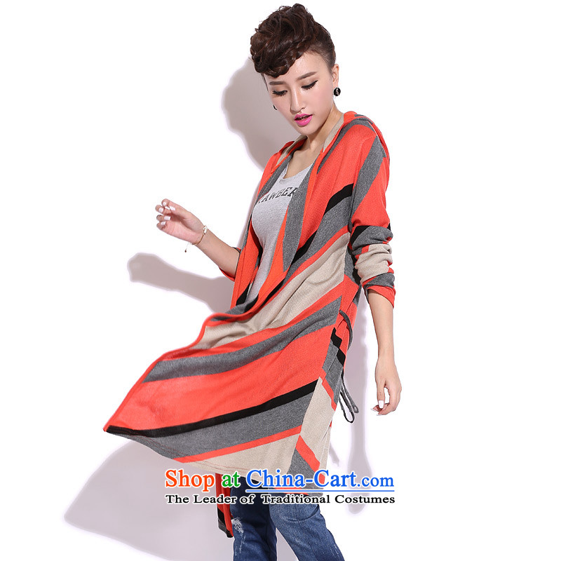 The staff of the Advisory Committee of the autumn and winter with Korean New to increase women's code in mm thick long long-sleeved knitwear cardigan jacket red loose are code (bras are not limited), staff of the Advisory Committee (A Dream mmys) , , , sh