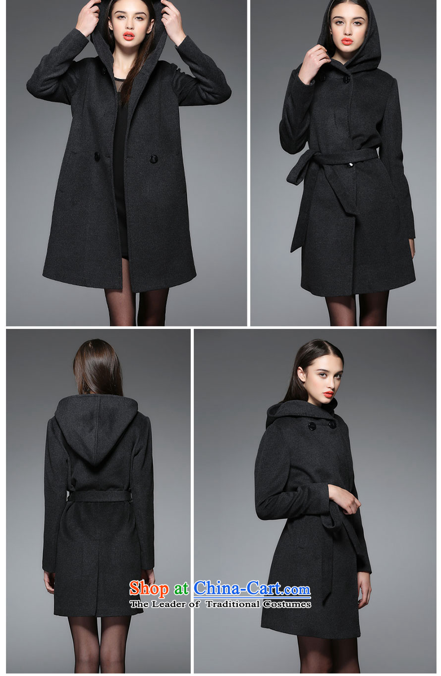 The Goring Dan counters genuine Western cashmere overcoat smart casual female HOODIE RD012 Black Gray XXL/110 picture, prices, brand platters! The elections are supplied in the national character of distribution, so action, buy now enjoy more preferential! As soon as possible.