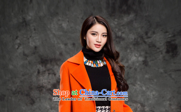 Ho Pui 2014 Fall/Winter Collections new suit for long coats female wool gross? jacket sided flannel woolen coat orange L picture, prices, brand platters! The elections are supplied in the national character of distribution, so action, buy now enjoy more preferential! As soon as possible.