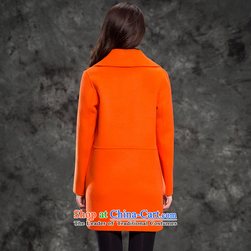 Ho Pui 2014 Fall/Winter Collections new suit for long coats female wool gross? jacket sided flannel woolen coat orange , L Ho Pei (lanpei) , , , shopping on the Internet