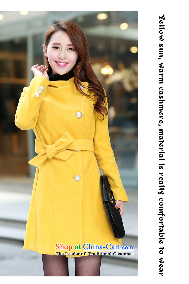 Arthur magic yi 2015 Autumn new for women Korean single row is long a wool coat thin hair? Graphics Sau San jacket female yellow XXL picture, prices, brand platters! The elections are supplied in the national character of distribution, so action, buy now enjoy more preferential! As soon as possible.