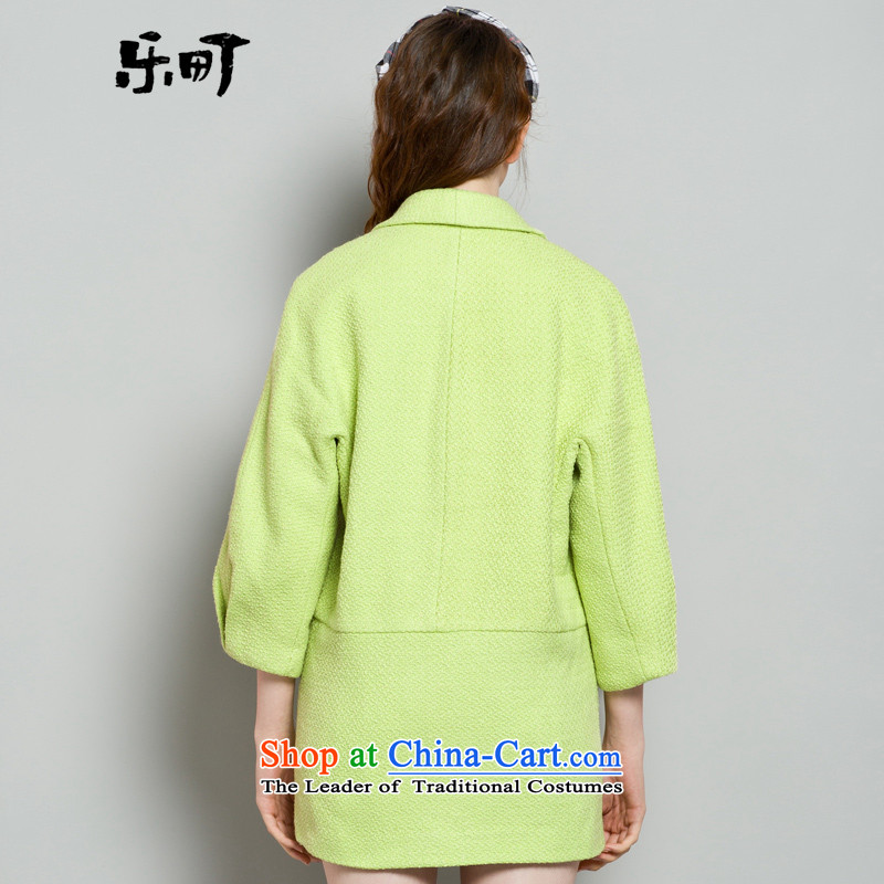 Lok-machi 2015 winter clothing new date of female double-bright color coats female winter S, Lok-machi yellow , , , shopping on the Internet