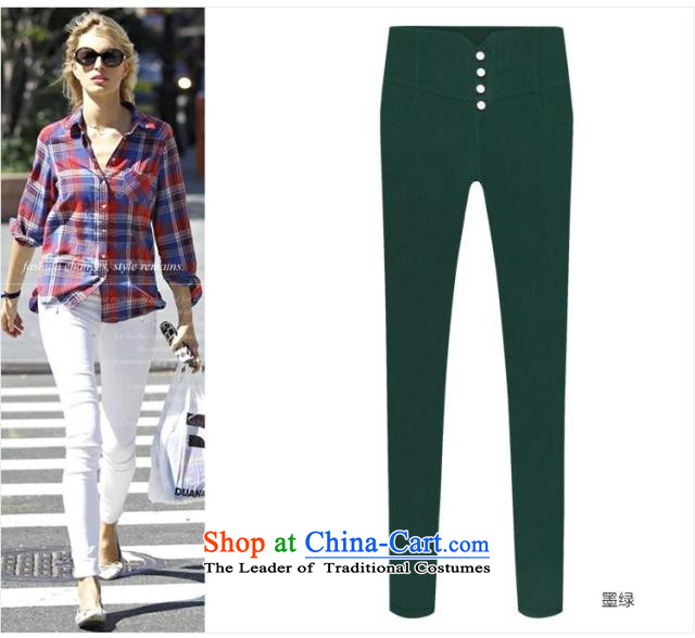 Szili Clinton larger female pants 2015 autumn and winter thick thick mm to intensify the high elastic waist trousers leisure pencil trousers wild little black trousers, forming the trousers without XXXXL lint-free pictures, prices, brand platters! The elections are supplied in the national character of distribution, so action, buy now enjoy more preferential! As soon as possible.