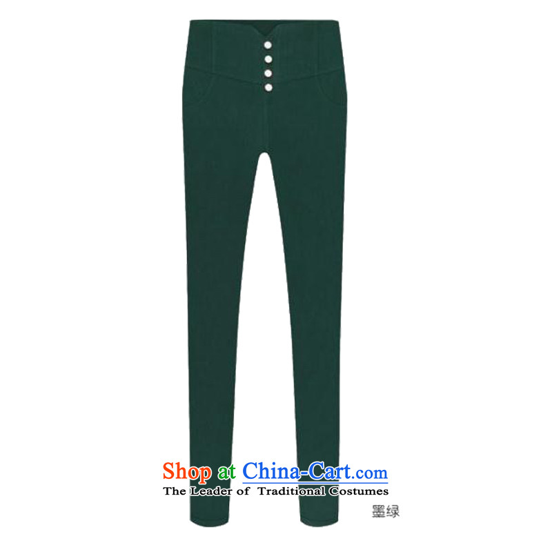 Szili Clinton larger female pants 2015 autumn and winter thick thick mm to intensify the high elastic waist trousers leisure pencil trousers wild little black trousers, forming the trousers without lint-free XXXXL, Szili (celia dayton , , , shopping on the Internet