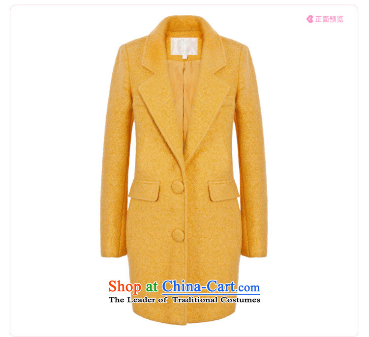 Lok-machi 2015 winter clothing new date of women caught in transition reissue coats Yellow M picture, prices, brand platters! The elections are supplied in the national character of distribution, so action, buy now enjoy more preferential! As soon as possible.