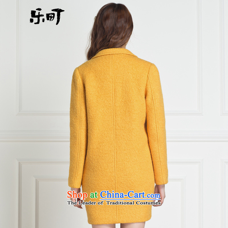 Lok-machi 2015 winter clothing new date of women caught in transition reissue coats Yellow M Lok-machi , , , shopping on the Internet