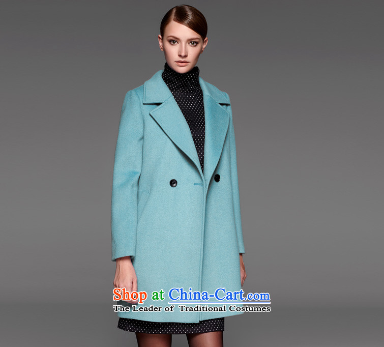 Mr NGAN domain 2015 autumn and winter new women's fashion, long hair? jacket woolen coat  04W4553 light blue L/40 picture, prices, brand platters! The elections are supplied in the national character of distribution, so action, buy now enjoy more preferential! As soon as possible.
