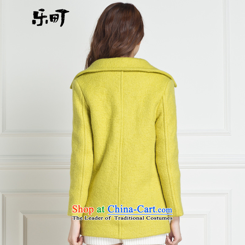 Lok-machi 2015 winter clothing new date of female big coats CWAA44237 lapel red , L, Lok-machi , , , shopping on the Internet