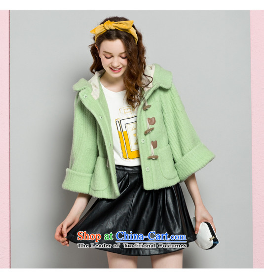 Lok-machi 2015 winter clothing new date of female double-cap coats CWAA44259 GREEN S picture, prices, brand platters! The elections are supplied in the national character of distribution, so action, buy now enjoy more preferential! As soon as possible.