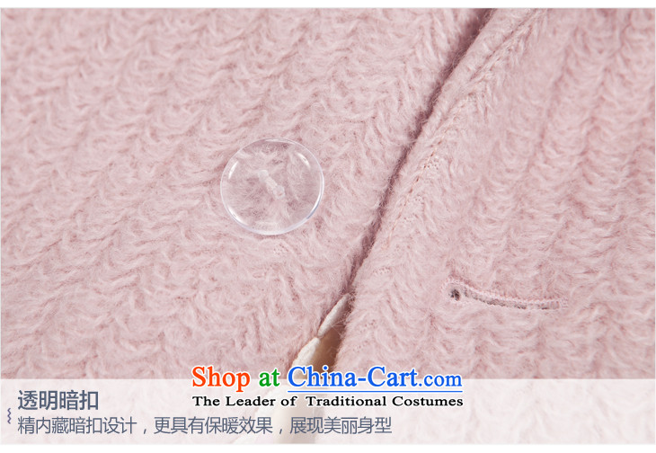Lok-machi 2015 Autumn new gross? coats that long a wool coat lapel jacket cocoon-gross?? coats pink S picture, prices, brand platters! The elections are supplied in the national character of distribution, so action, buy now enjoy more preferential! As soon as possible.