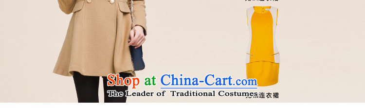 3 Color asymmetric lapel Classic double-British wind long wool coat female light coffee? L/165/88a picture, prices, brand platters! The elections are supplied in the national character of distribution, so action, buy now enjoy more preferential! As soon as possible.