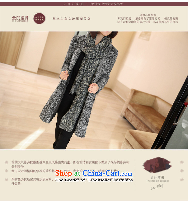 The ripple Cloud Original 2015 winter coats that new cashmere long hair? jacket girls 