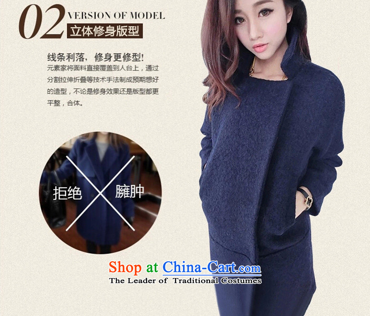 Yi Tun Azlan 2015 autumn and winter clothes in the new version of the long trend of Korean loose hair? China Red Jacket coat JWT51 L picture, prices, brand platters! The elections are supplied in the national character of distribution, so action, buy now enjoy more preferential! As soon as possible.