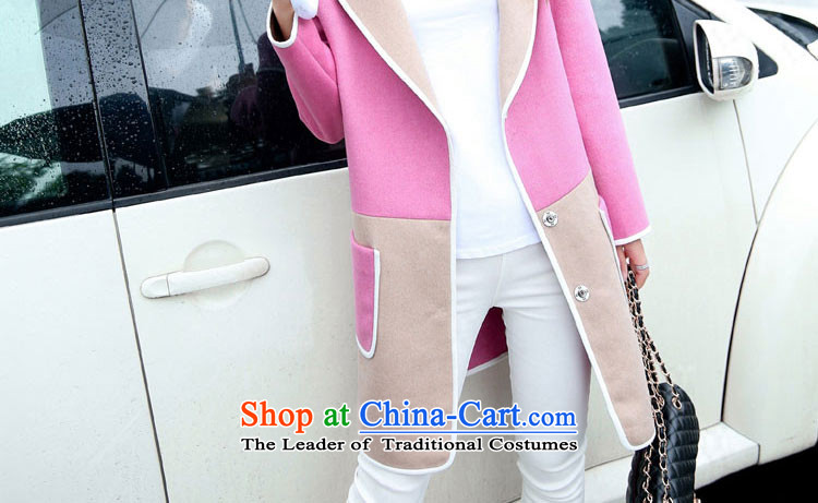  2015 Autumn and Winter, replace the Korean version of the girl in the body of the decoration temperament, wool a wool coat W8919 pink M picture, prices, brand platters! The elections are supplied in the national character of distribution, so action, buy now enjoy more preferential! As soon as possible.