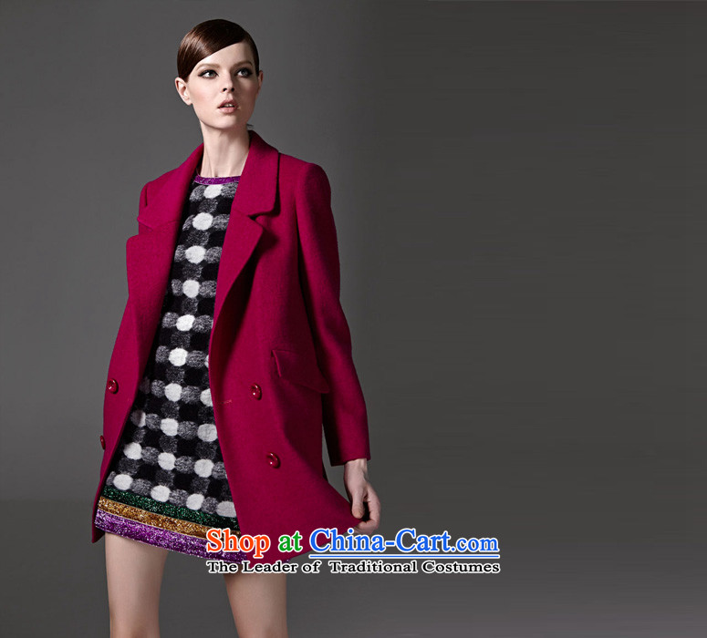 Mr NGAN domain 2015 autumn and winter temperament, new large roll collar double-long coats female gross 01W3338 jacket in red? L/40 picture, prices, brand platters! The elections are supplied in the national character of distribution, so action, buy now enjoy more preferential! As soon as possible.