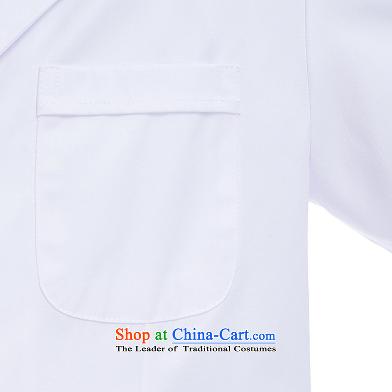 Hazel Jie male doctors to serve white long-sleeved blue collar for winter white gowns lab on her reception import health medical beauty Medical Pharmacy University hospital doctors who practice services white XXL, Hazel Jie (yazijie) , , , shopping on the