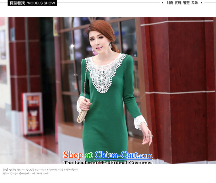 So clearly to xl female mm2014 thick winter clothing in the autumn of the new Korean lace stitching plus lint-free long-sleeved video dresses S1703 thin blue XL (thick plus) pictures, prices, lint-free, brand platters! The elections are supplied in the national character of distribution, so action, buy now enjoy more preferential! As soon as possible.