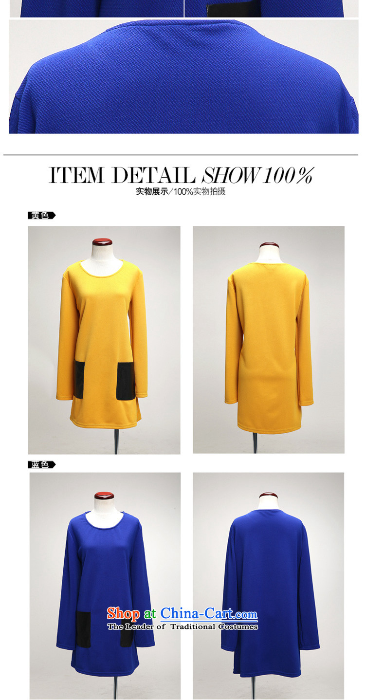 Flower to Isabelle 2015 Western New Fat MM to xl loose video thin leather pockets, forming the spell checker dresses female D7194 Yellow 4XL Photo, prices, brand platters! The elections are supplied in the national character of distribution, so action, buy now enjoy more preferential! As soon as possible.