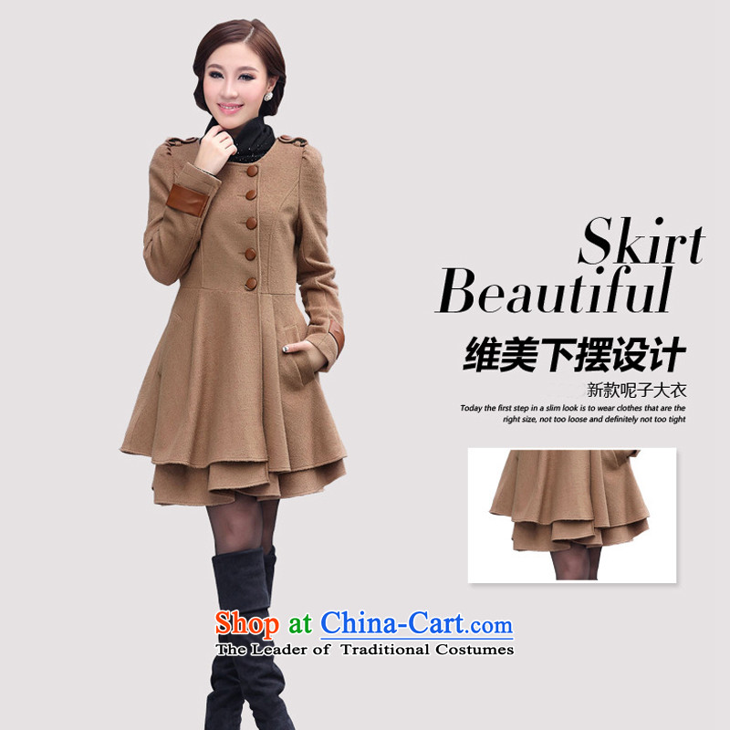Szili Clinton xl female thick mm2015 autumn and winter New Sau San Mao jacket to increase it won in version of thick black overcoat 6XL, Ms. King Szili (celia dayton , , , shopping on the Internet