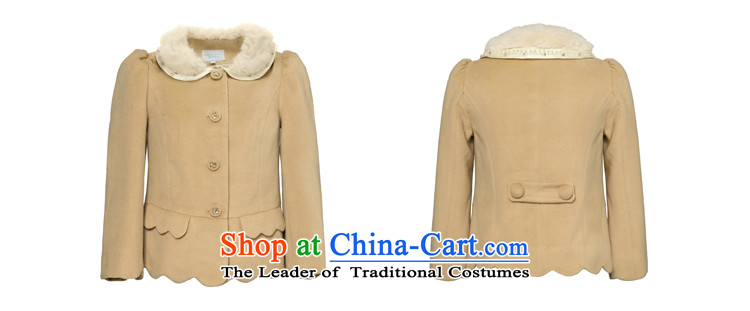 Chaplain who winter clothing new women's exquisite nail pearl gross margin for stitching petals pure color coats 1341F120209? brown beige 160/M image, prices, brand platters! The elections are supplied in the national character of distribution, so action, buy now enjoy more preferential! As soon as possible.