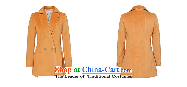 Chaplain who winter clothing new women's Romantic Lady pure color in the Sau San long soft wool coat jacket 1341F121202? orange 155/S picture, prices, brand platters! The elections are supplied in the national character of distribution, so action, buy now enjoy more preferential! As soon as possible.