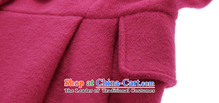 Chaplain who winter clothing new women's elegant billowy flounces shawl rabbit hair for long coats in Sau San 1342E122077 plum 160/M image, prices, brand platters! The elections are supplied in the national character of distribution, so action, buy now enjoy more preferential! As soon as possible.