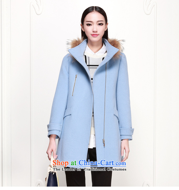 El Boothroyd 2015 winter clothing new Korean women who are for Gross Gross woolen coat jacket female 6480947120? light blue S picture, prices, brand platters! The elections are supplied in the national character of distribution, so action, buy now enjoy more preferential! As soon as possible.