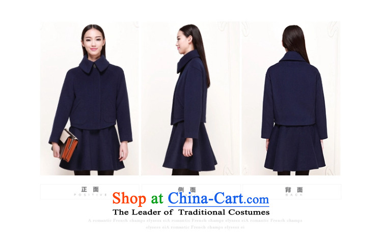 El Boothroyd 2015 Fall/Winter Collections new Korean lapel jacket coat women's gross? 6480947329 navy blue XL Photo, prices, brand platters! The elections are supplied in the national character of distribution, so action, buy now enjoy more preferential! As soon as possible.