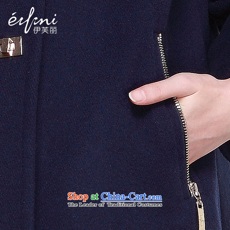 X el Boothroyd 2015 new Korean female woolen coat long-sleeved jacket 6480947908 gross? navy blue M Lai (eifini, Evelyn) , , , shopping on the Internet