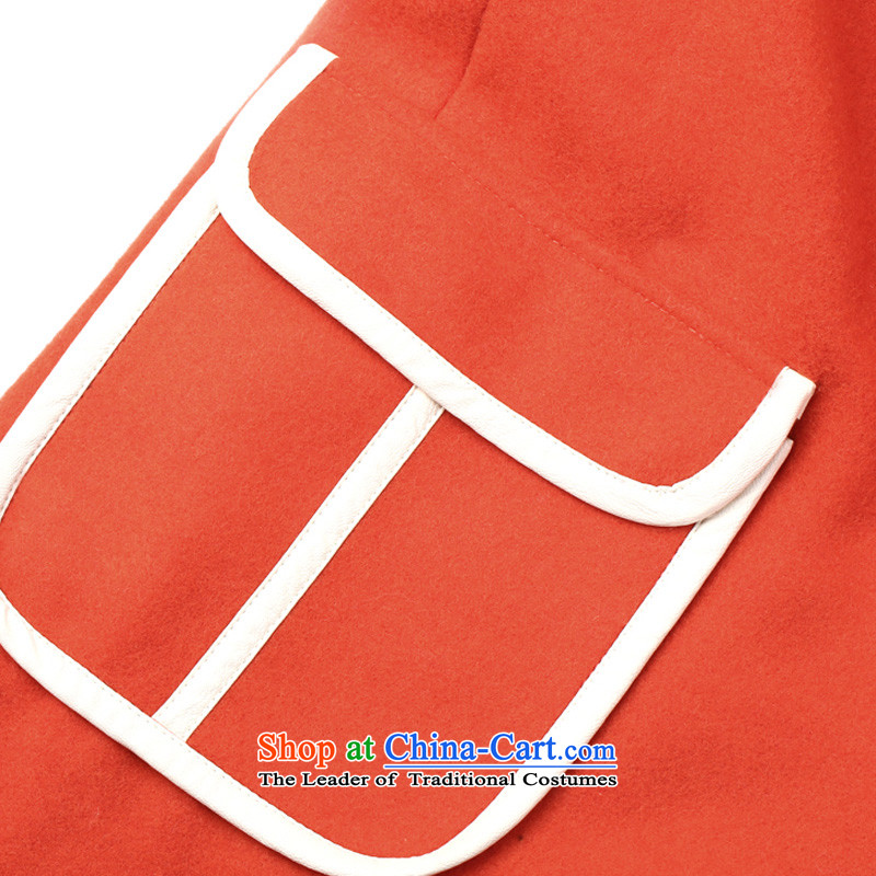 The pockets of witch finally till you 2014 new winter clothing knocked pack edge round-neck collar gross? coats 143207 Bright Orange Orange XL, witch pocket shopping on the Internet has been pressed.