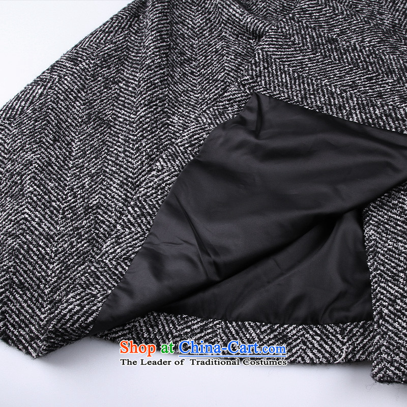 The Hon Audrey Eu Yuet-yung (pokwai) silk jackets?   Gross woolen coat PK14D11 gray M 8Ms Audrey EU-POKWAI) , , , shopping on the Internet