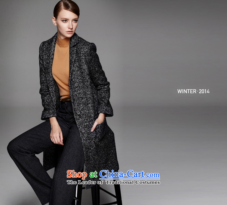 Mr NGAN domain 2015 autumn and winter new women's Stylish retro lapel wool a wool coat long jacket 04W4566 gross? black and gray XL/42 picture, prices, brand platters! The elections are supplied in the national character of distribution, so action, buy now enjoy more preferential! As soon as possible.