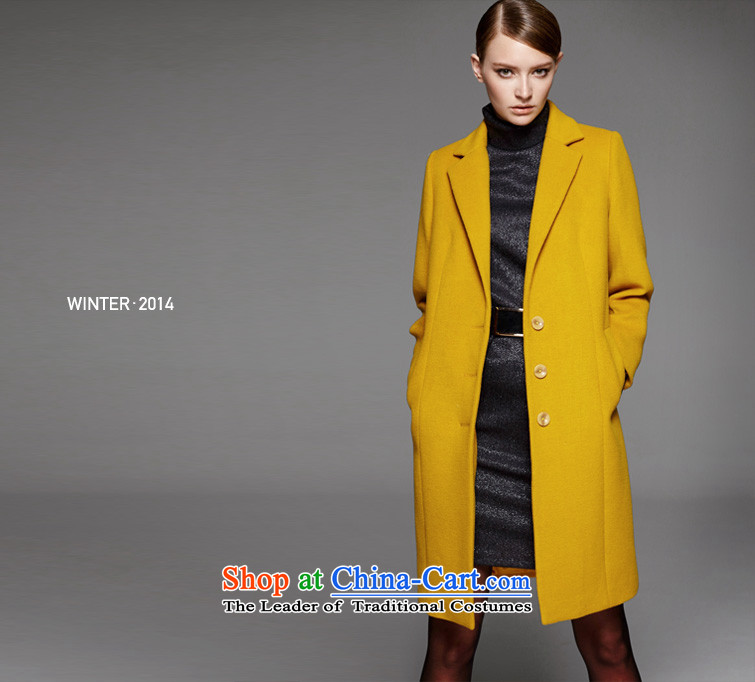 Mr NGAN domain 2015 autumn and winter new women's handsome lapel balangjie-woolen coat in the long hair of Sau San? 04W4549 YELLOW S/36 jacket picture, prices, brand platters! The elections are supplied in the national character of distribution, so action, buy now enjoy more preferential! As soon as possible.