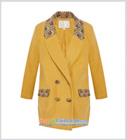 Lok-machi 2015 winter clothing new date of female national long coats CWAA44260 gross? yellow S picture, prices, brand platters! The elections are supplied in the national character of distribution, so action, buy now enjoy more preferential! As soon as possible.