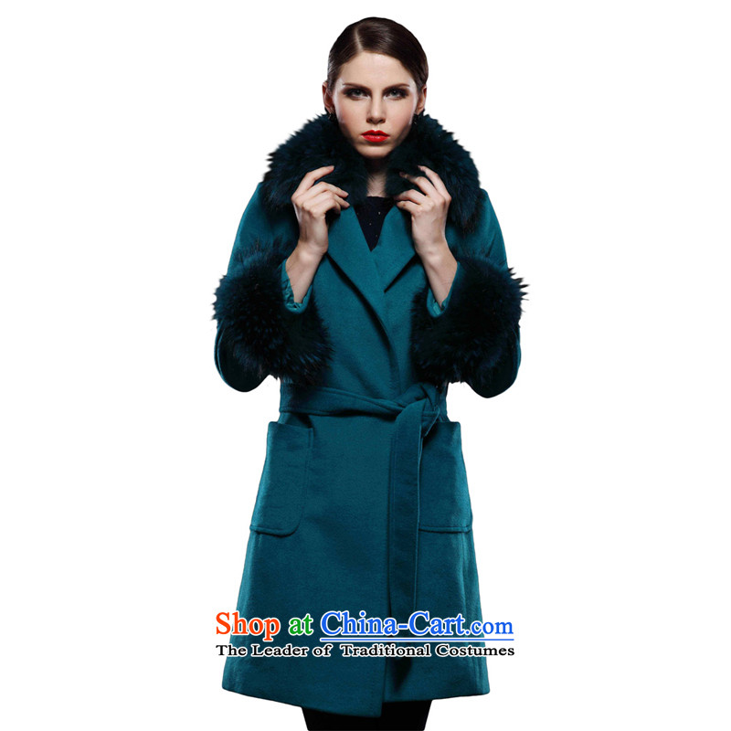 Marguerite Hsichih maxchic 2015 Ms. autumn and winter clothing for long-sleeved nuclear sub-Nagymaros alpaca wool for coats female 12582 LSI? Blue M PRINCESS (maxchic Hsichih) , , , shopping on the Internet