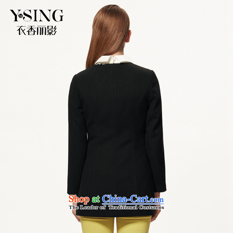 Hong Lai Ying 2015 winter new stylish Western Sau San simple big fan in the long hair black (91) 9488221 jacket?, L, Hong Lai Ying , , , shopping on the Internet
