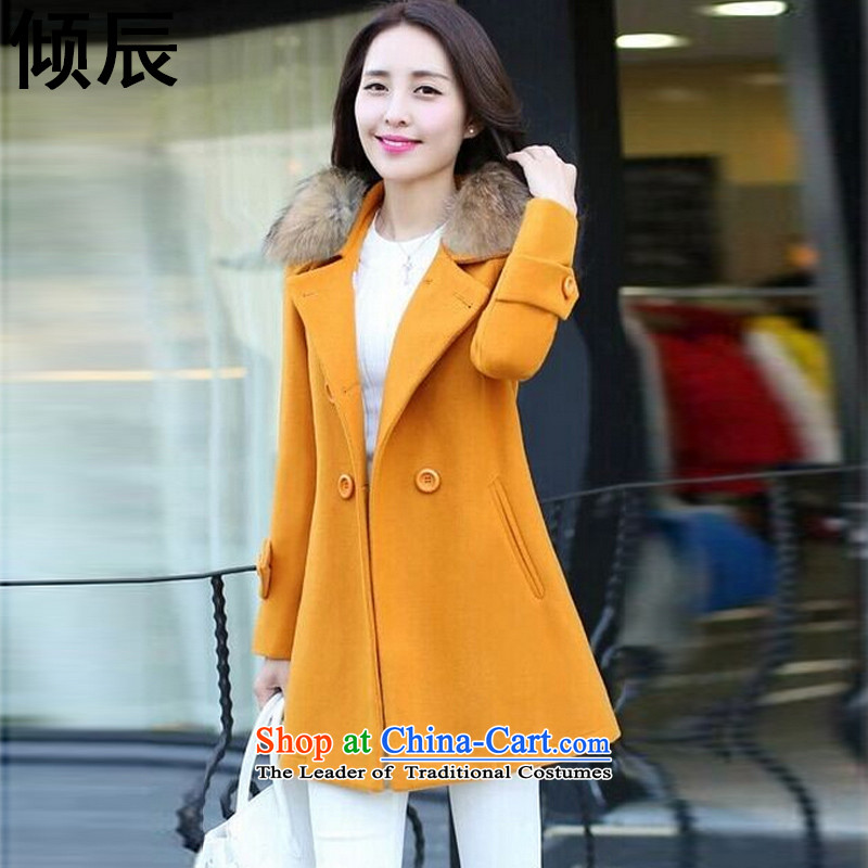 The Dumping e 2015 autumn and winter version won thin hair for long hair? a jacket coat female q1566 ore Wong thick?M