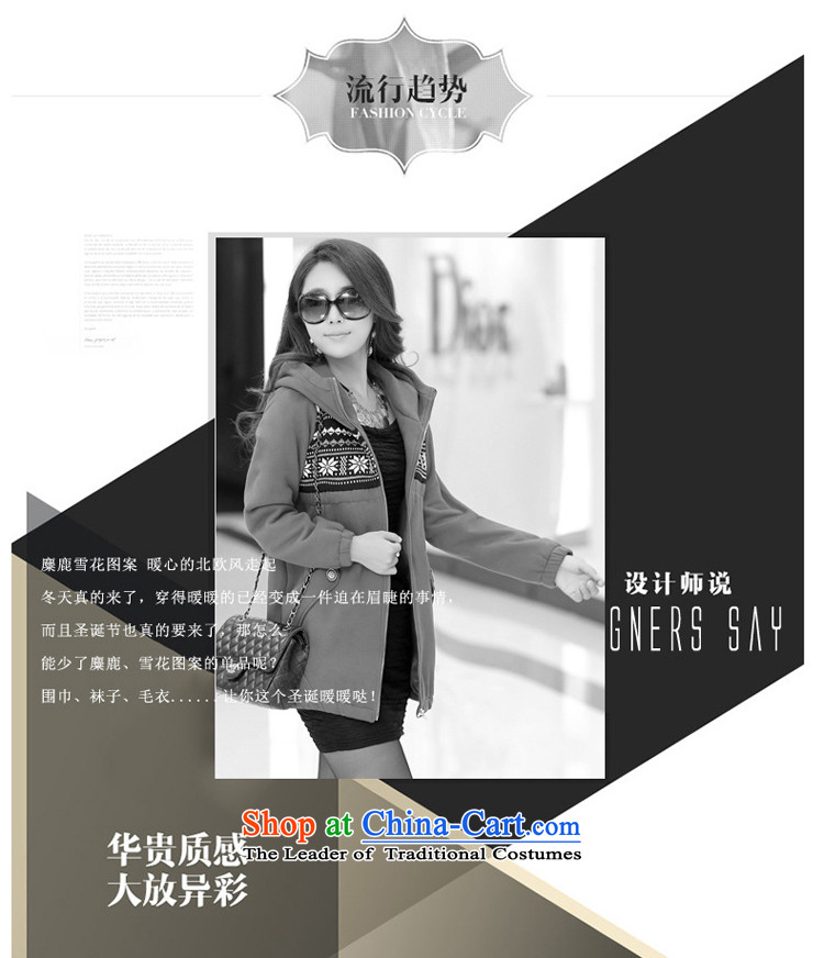 Szili Clinton larger women 2015 new fat mm autumn and winter jackets to intensify the liberal 200 catties a thick sweater jacket in long black 6XL Korean picture, prices, brand platters! The elections are supplied in the national character of distribution, so action, buy now enjoy more preferential! As soon as possible.