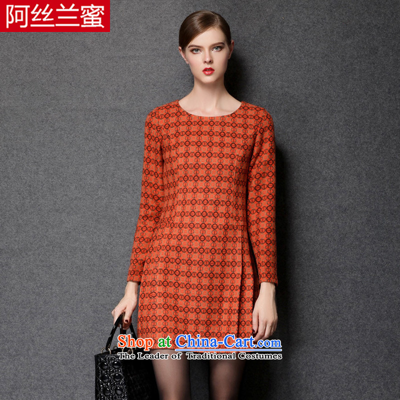 Of the Yucca honey extra-thick MM Fall_Winter Collections for larger female loose reinforcement of Sau San a skirt ZZ1536 picture color?4XL_175 catty-200 catty through_