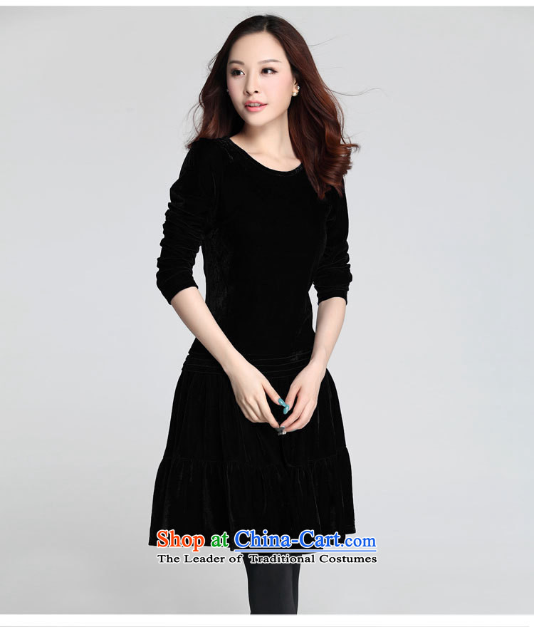 Winter 2015 coveted new Lady Kim scouring pads long-sleeved thick people xl long-sleeved dresses 3657th dark blue XXXXL picture, prices, brand platters! The elections are supplied in the national character of distribution, so action, buy now enjoy more preferential! As soon as possible.