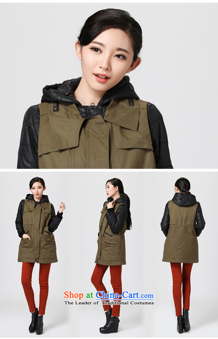 The representative of the water of the 2014 Winter Han version of large numbers of new cap two kits cotton coat girl in long robe DU2308 thick army green XL Photo, prices, brand platters! The elections are supplied in the national character of distribution, so action, buy now enjoy more preferential! As soon as possible.