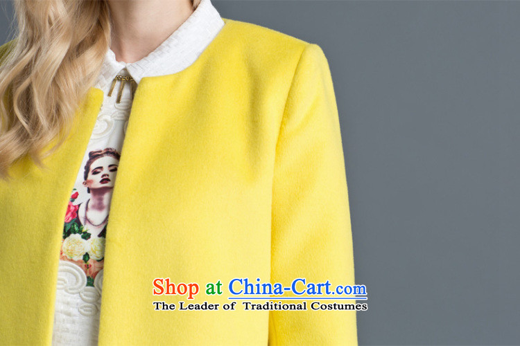 [ New shining peacebird Women's Health 2014 winter clothing new spell lace coats A4AA44155 Yellow XL Photo, prices, brand platters! The elections are supplied in the national character of distribution, so action, buy now enjoy more preferential! As soon as possible.