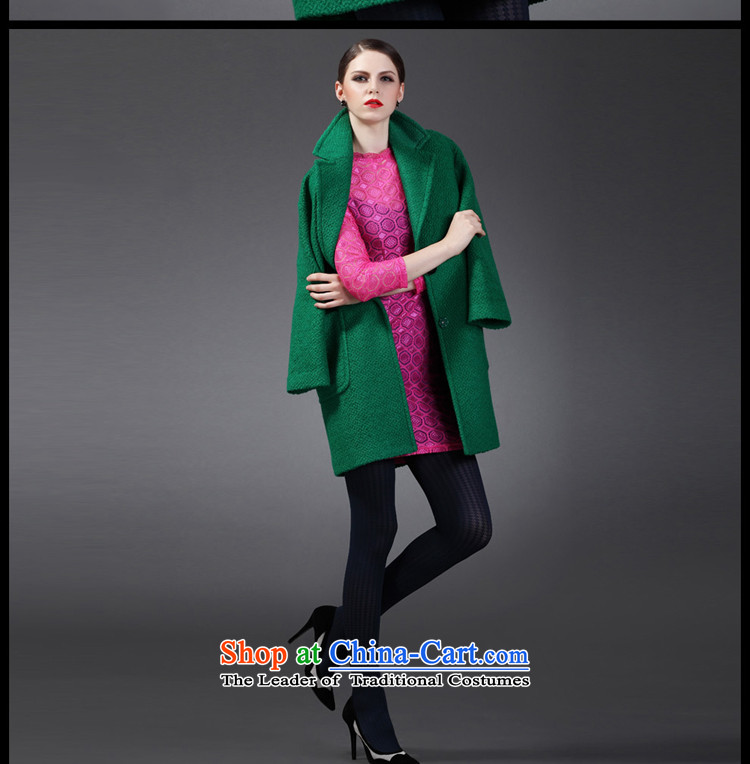 Marguerite Hsichih maxchic 2015 Ms. autumn and winter clothing for Lok rotator cuff-ming posted a simple bag loose tie gross coats female 12852 Partner Brochure 12,832 accounts? green L picture, prices, brand platters! The elections are supplied in the national character of distribution, so action, buy now enjoy more preferential! As soon as possible.